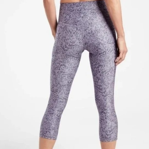Athleta Pants - Athleta Salutation Stash Pocket II Leopard Print I Size Small
